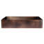 Lavabo de salle de bain vasque rectangulaire en acier inoxydable-66131915