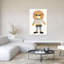 «Cool Fashion Lion Modern Playful Whimsical Lion», reproduction d'art-1126947250