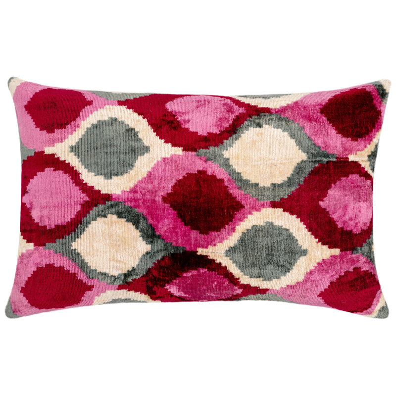 Geometric Velvet Throw Pillow
