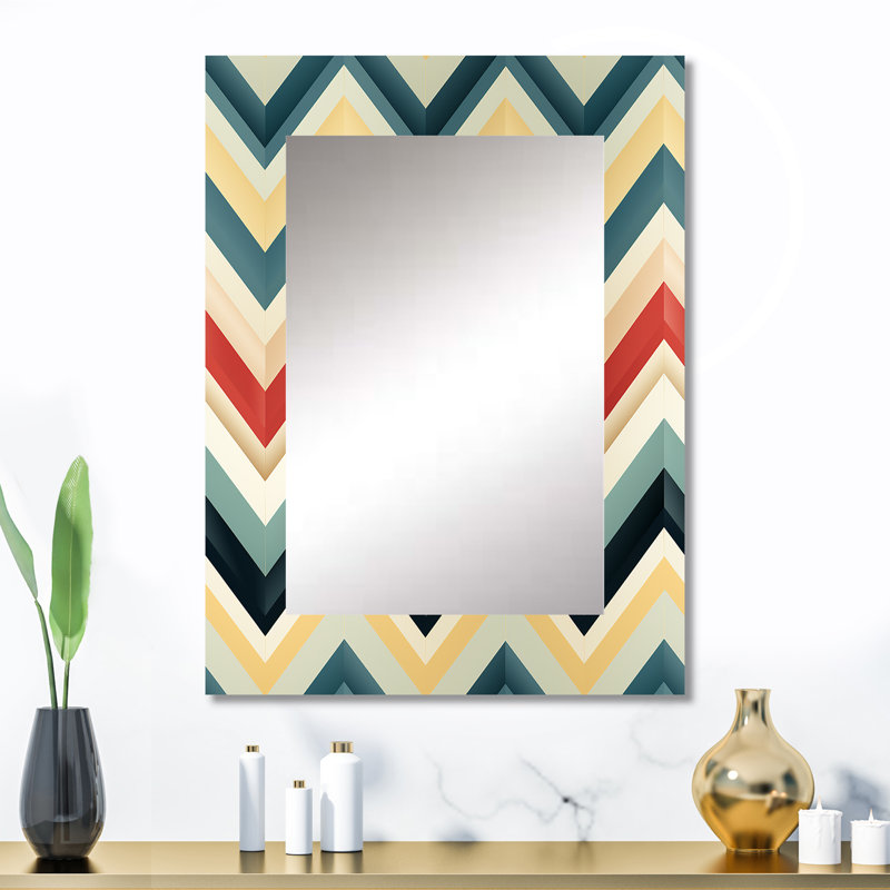 Laskin - Mid-Century Wall Mirror, 32 po x 24 po