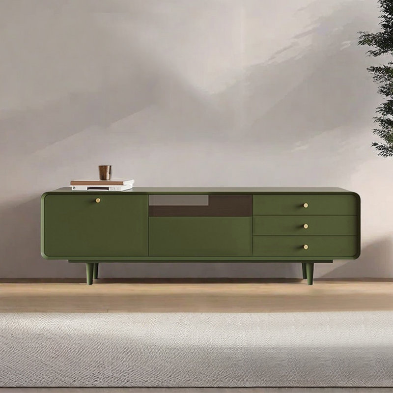 Meuble télé vert style français, 70.86"