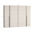 Debarr 4 Door Manufactured Wood Wardrobe-122120520-114011905