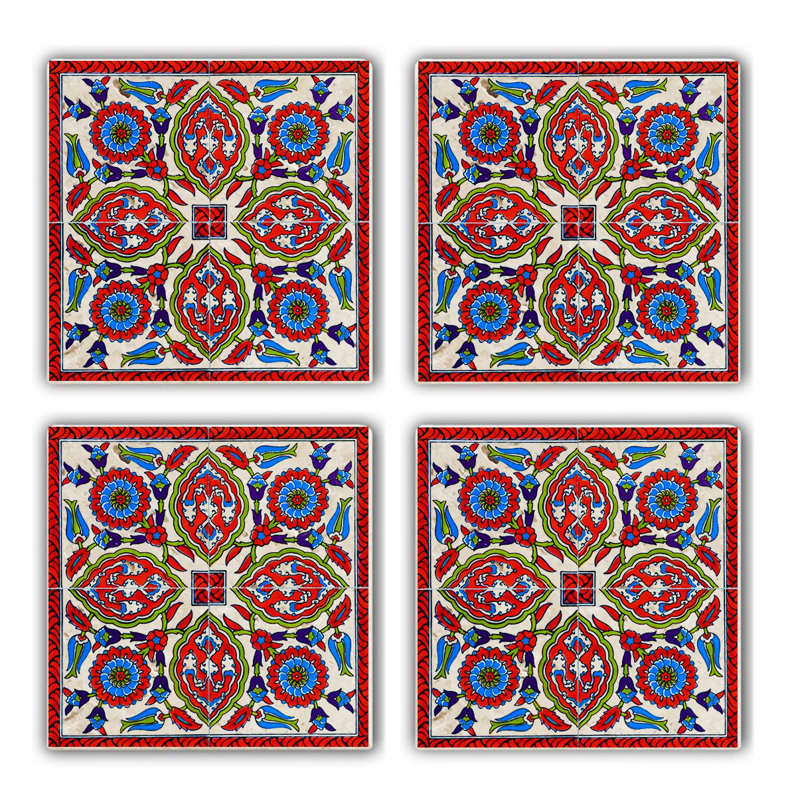 Sous-verre, Rouge