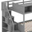 Lit superposé simple au dessus d'un lit double Imbi Kids-320521052