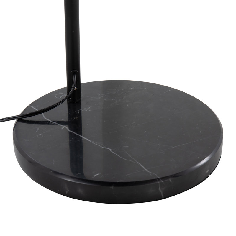 74'' Black Arched Floor Lamp Set