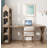 All Solid Wood Writing Desk with Bookshelf-110190707