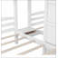 Lit superposé simple avec escalier intégré et tiroir de rangement, idéal pour économiser de l'espace et offrir une grande multifonctionnalité.