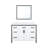 Dark Grey Bath Vanity 48 in. W x 22 in. D, White Quartz Top and 34 in. Mirror-1862693254