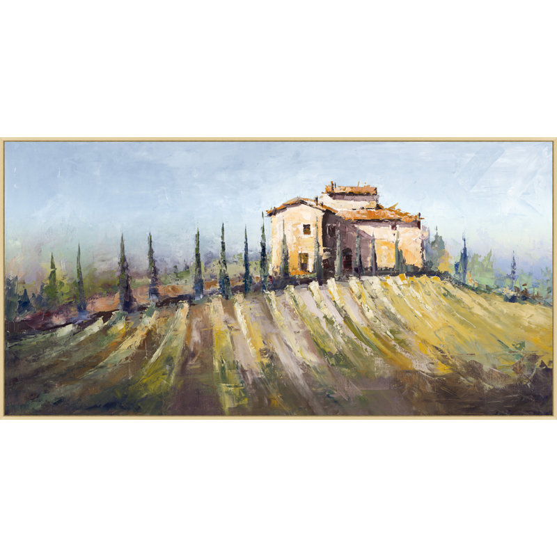 Tuscan Villa Painting by Nathan Turner