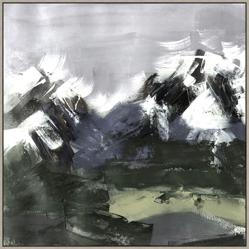 " Impasto Mountain 2 "