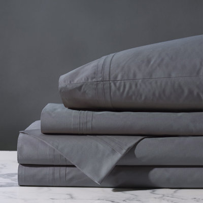 Vail 100% Cotton Percale Sheet Set