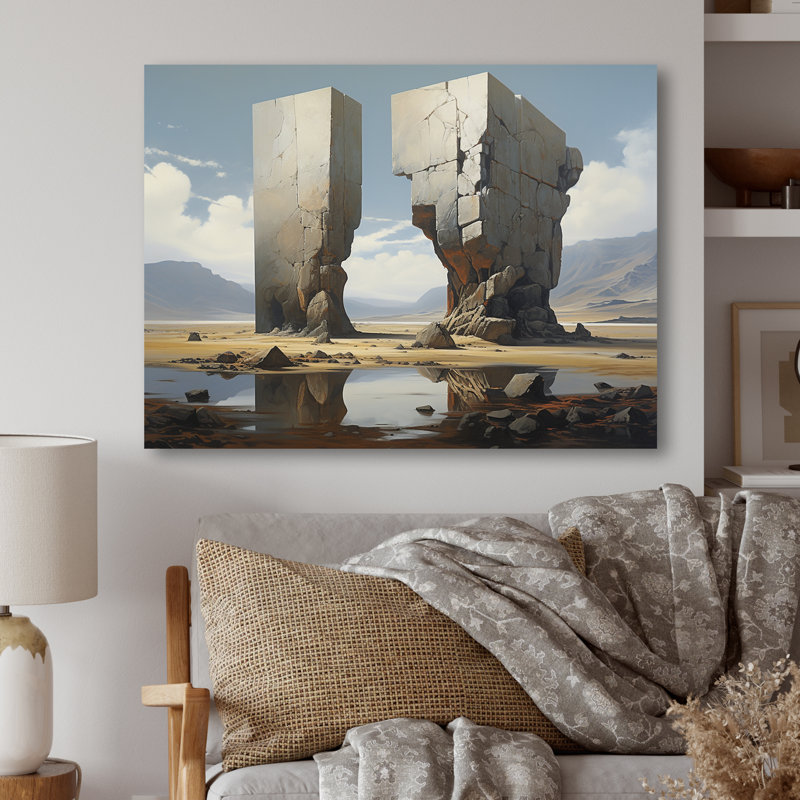 Mind - Art mural en métal surréalisme, H 16 po x l 32 po x P 1 po