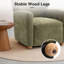 Fauteuil d'appoint rembourré à oreilles-106568687