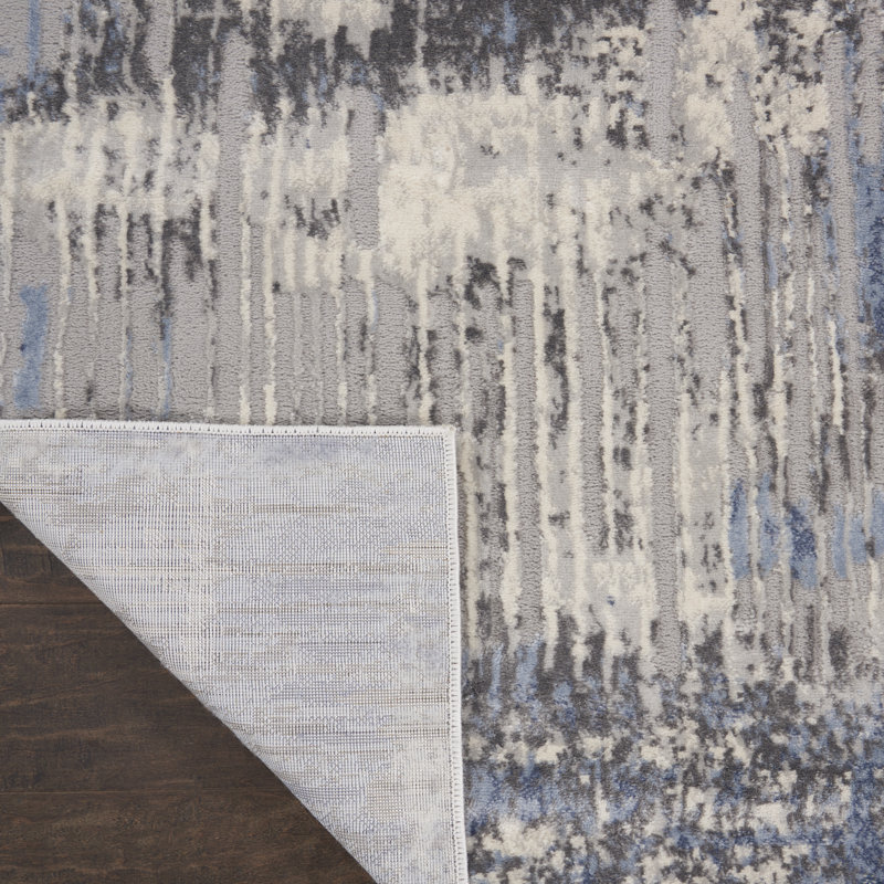 Hebersham Abstract Area Rug, Rectangle 160 x 221cm