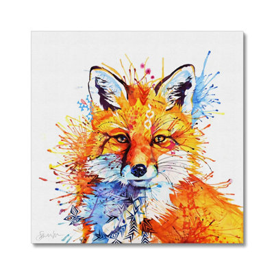 Great Aunt Barbara Fox Painting - Wrapped Canvas Art Prints from Sarah Taylor Art