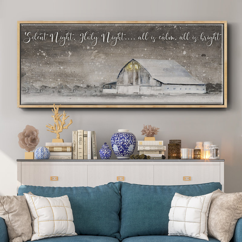 Silent Night- Framed Canvas