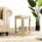  Glass Top End Table With Storage