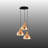 Calliope Adjustable Height 3-Light Cluster Teardrop Pendant