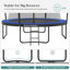 Songmics 305cm Round Backyard Trampoline with Safety Enclosure