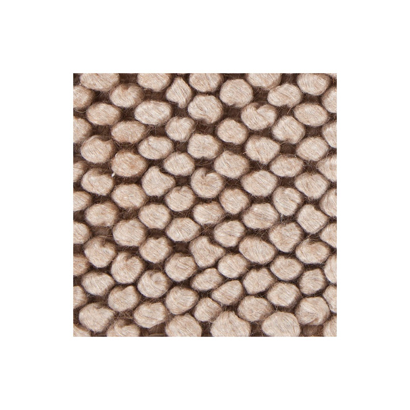 Burton Wool Area Rug in Taupe, Rectangle  9' x 13'