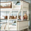 Lit superposé simple au-dessus de double / double en bois avec tiroirs de rangement, lit gigogne escamotable, tablettes de rangement, conception convertible-1668510434
