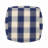 Connor Checkered Square Pouf