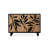 Retro Black Solid Wood Sideboard
