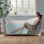 31.5 " W Freestanding Soaking Acrylic Bathtub