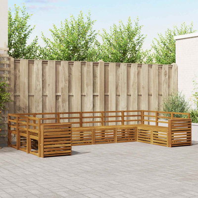 363cm Wide Patio Sectional Set