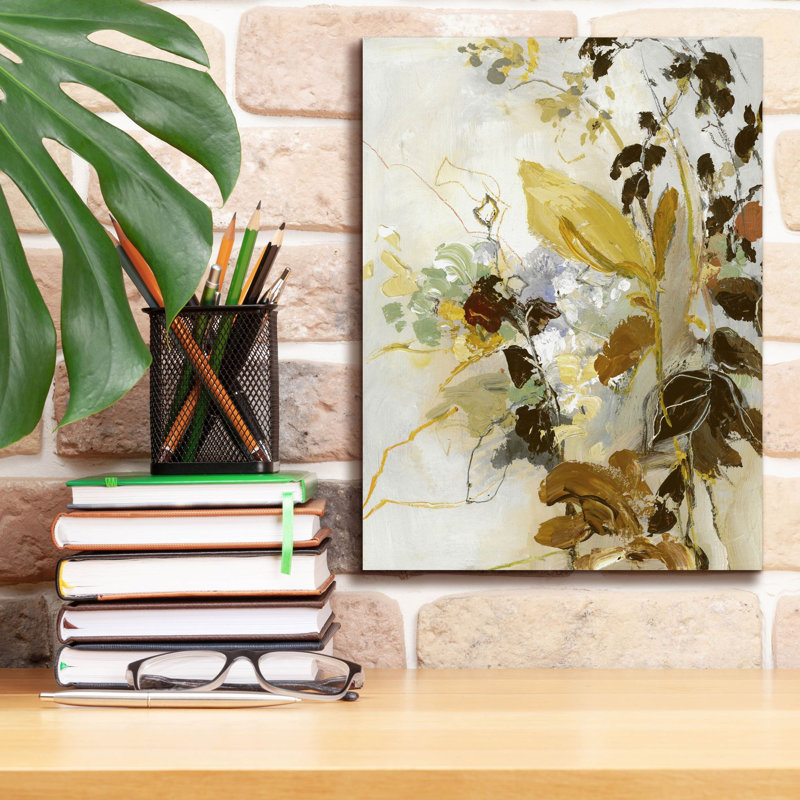  «Flock Of Flowers 1» par Design Fabrikken, art mural sur toile, H 16 po x l 12 po