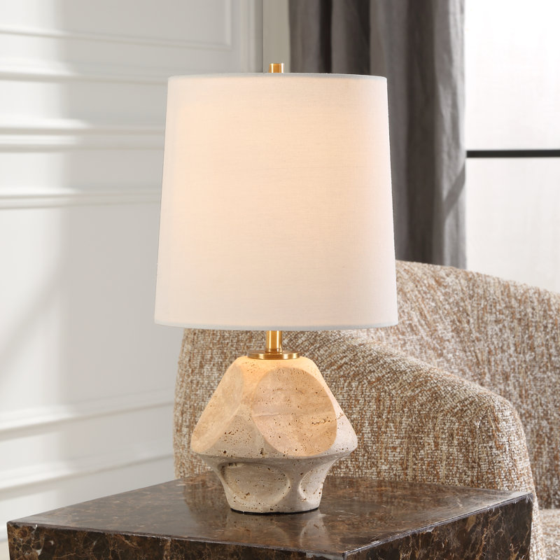 Dozie Travertine Accent Lamp