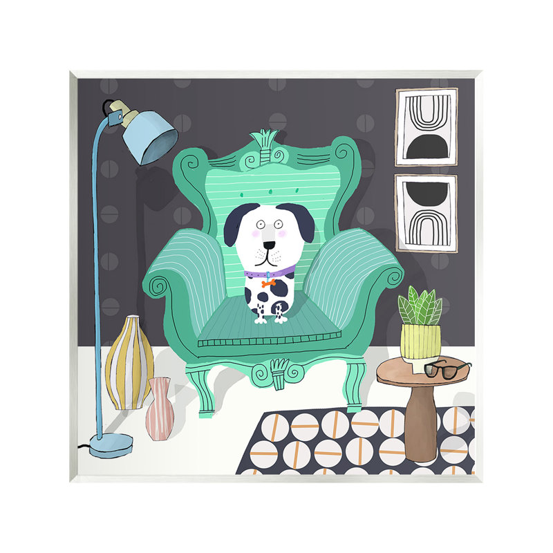 «Dog in Modern Room» par Carla Daly