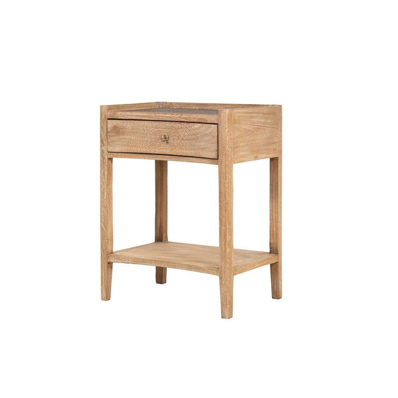 Betony Sled End Table, Natural Wash