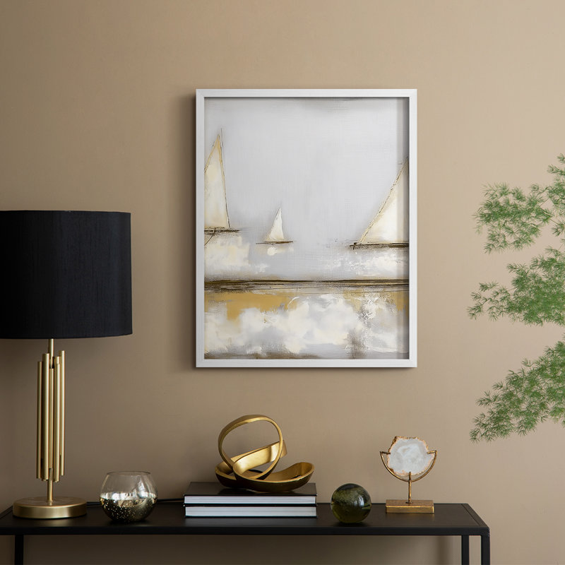 NAUTICAL Series CLXV - reproduction encadrée de qualité supérieure - prête à être accrochée - aucun clou requis