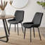 Edzard Double Pedestal High Gloss Dining Table Set with 6 Luxury Velvet Dining Chairs-87467432-87467422