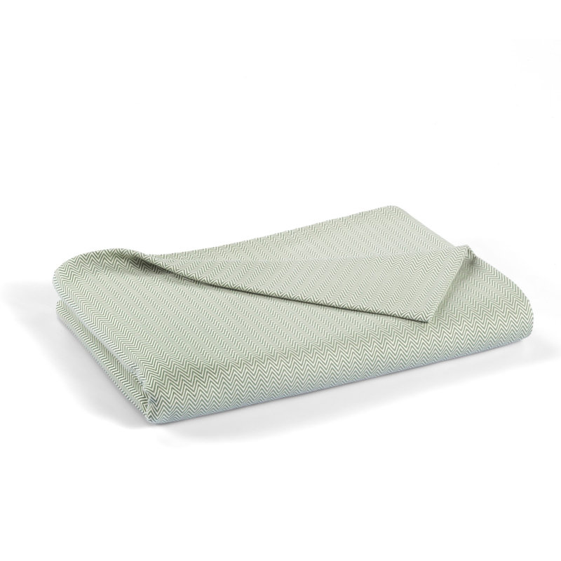 Couvre-lit / couvre-lit 100% coton Seidel, Vert