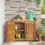 Solid Wood Potting Bench