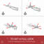 Sapin de Noël artificiel enneigé 6 pi avec branches réalistes, 61 pommes de pin et 800 pointes