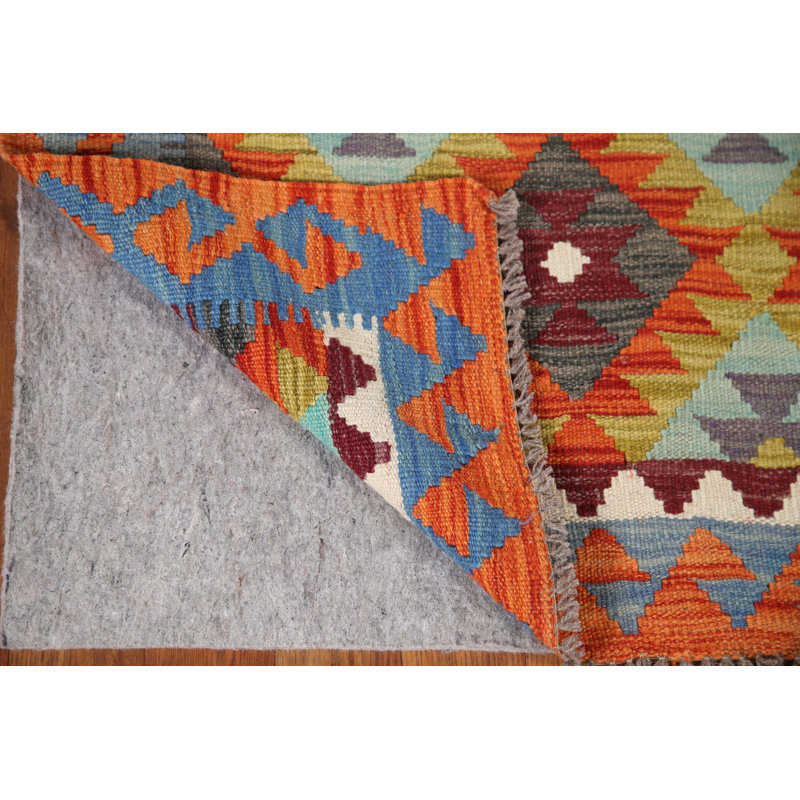 Multolor Kilim Reversible Wool Rug 3x4