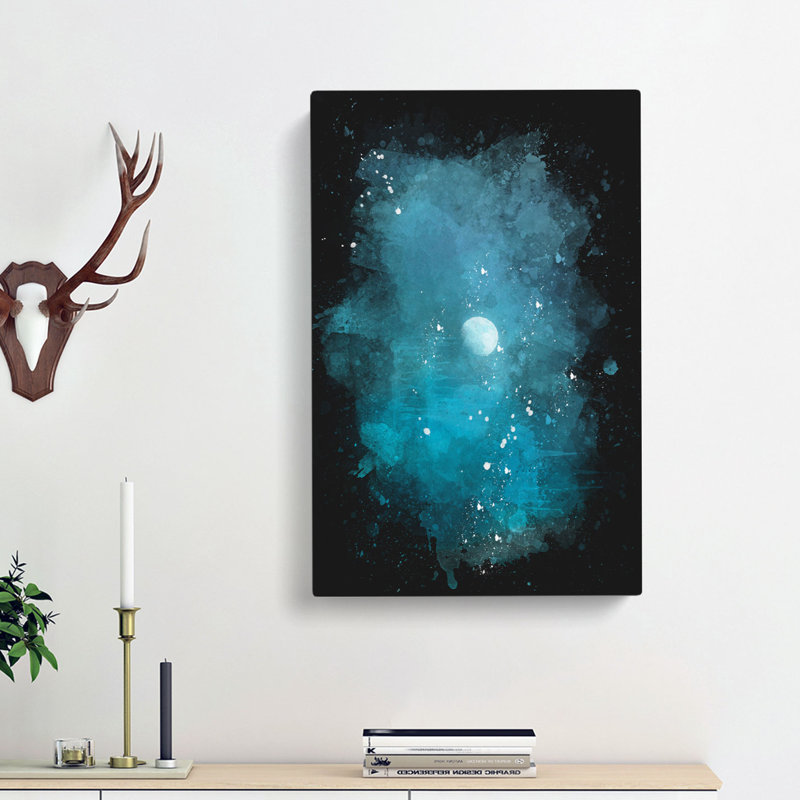 High Moon - Wrapped Canvas, 60cm H x 40cm W x 3cm D
