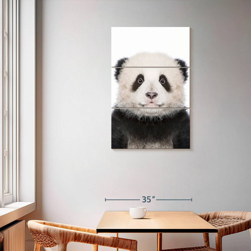 Brampt Panda Portrait, 57" H x 36" W