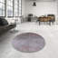 Tapis abstrait gris / rouge HuneyCutt-58979669