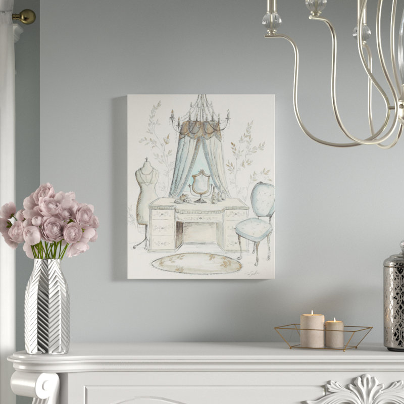 " French Dressing Room " by Tre Sorelle Studios, 15" H x 12" W