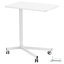 Bureau mobile pour travailler debout, bureau assis-debout réglable en hauteur avec ressorts à gaz de 28,5 po à 44,2 po, roulettes pivotantes à 360 ° (2 verrouillables)