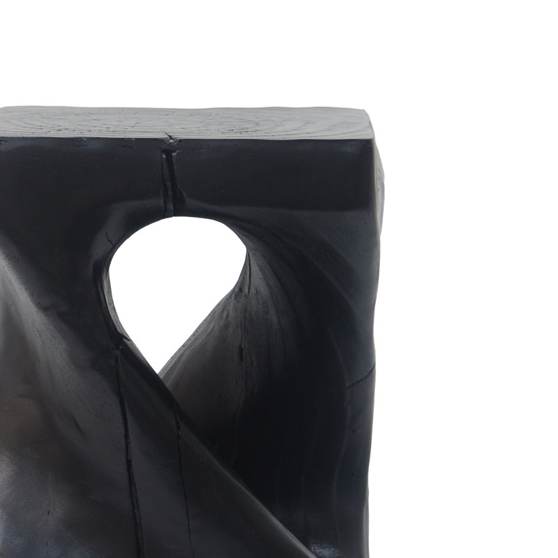 Table d'appoint Twist Shape, Noir