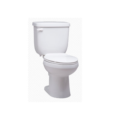 1.28 GPF (Water Efficient) Elongated Two-Piece Toilet (Seat Not Included) -  Proflo, PFJRC414HEWH