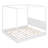 Low Canopy Bed With Lights And Headboard-104398105