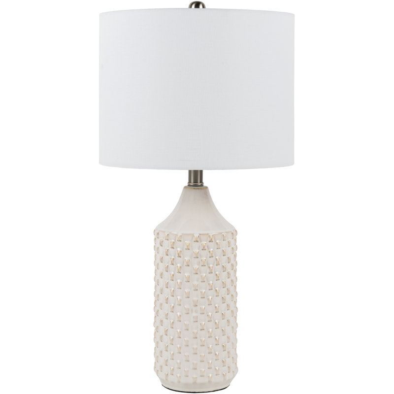Lampe de table blanche 25 po Baryram