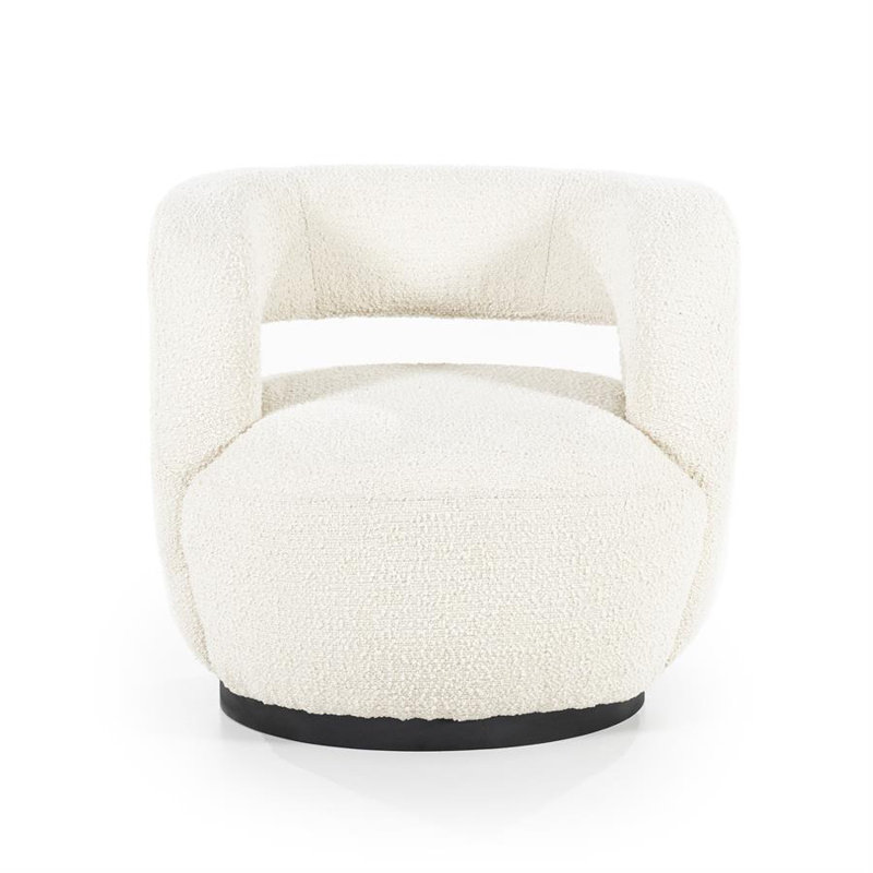 Chaise d'appoint Sharon, Tissu beige
