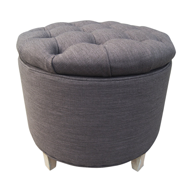 Eugenia 52cm Wide Tufted Round Ottoman